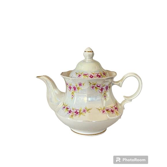 Vintage Floral Teapot Tea  Pot  2 Cups - Picture 2 of 9